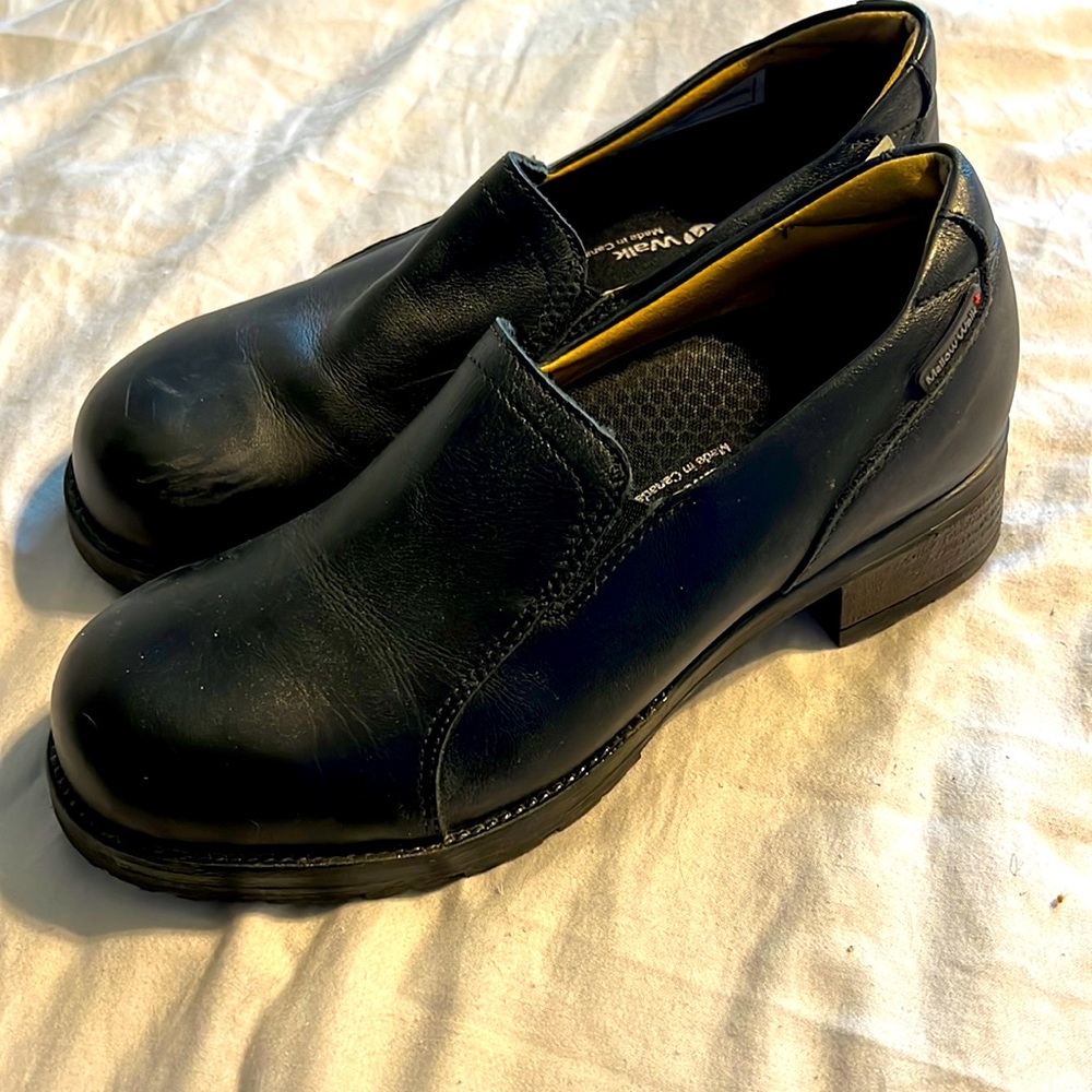 Mellowalk Vanessa Black, Steel Toe Safety Shoe - Womens